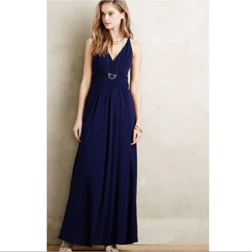 Anthropologie | Maeve | Woven Waist Maxi Dress